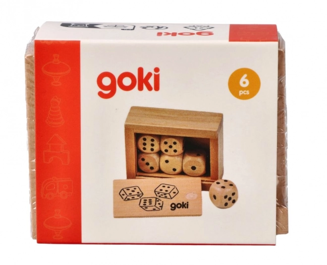 Drvene igraće kocke u kutiji - GOKI