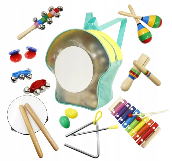 ECOTOYS Glazbeni set u ruksaku