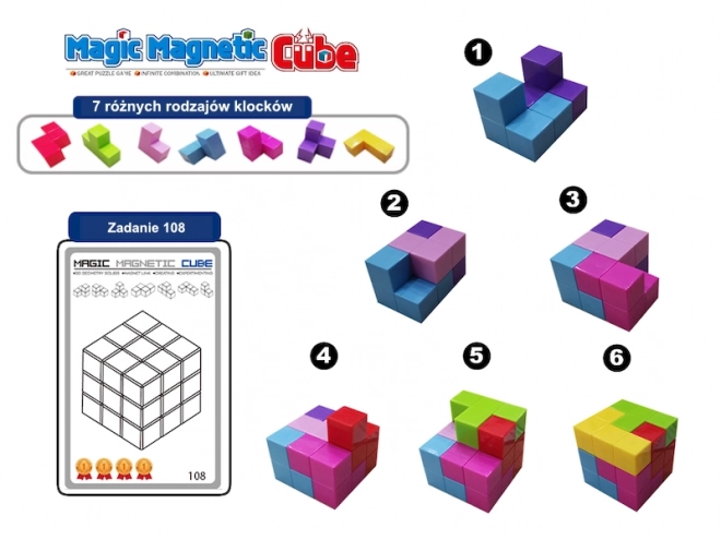 Magnetne kocke Magic Magnetic