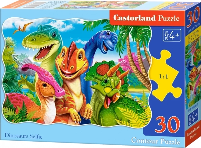 Castorland puzzle Dinosauri Selfie 30 dijelova