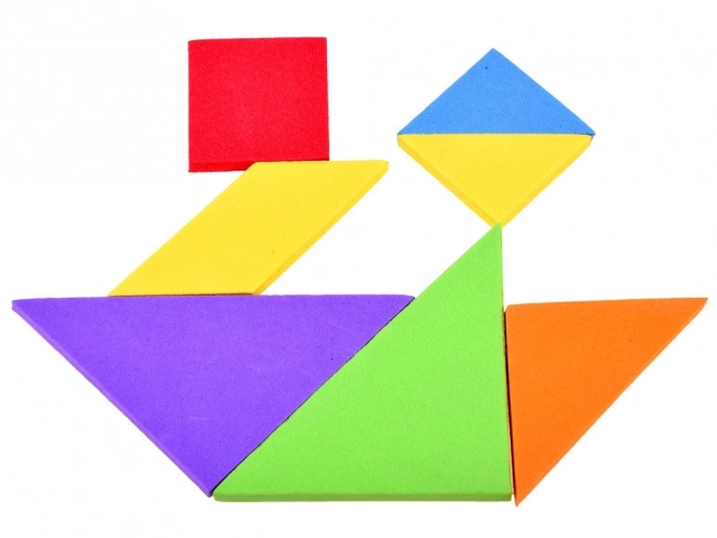 Šarena logička slagalica Tangram od meke pjene