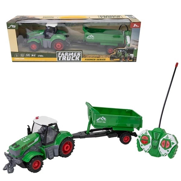 Zabavni RC traktor s prikolicom