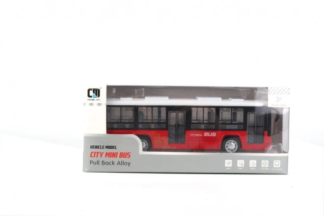 Autobus s efektima crveni