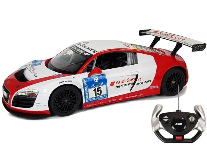Rastar Audi R8 LMS daljinski kontrolirani auto 1:14 bijelo-crveni