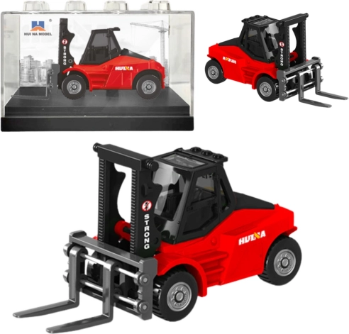 metalni model viličara HUINA 1:80 crveni