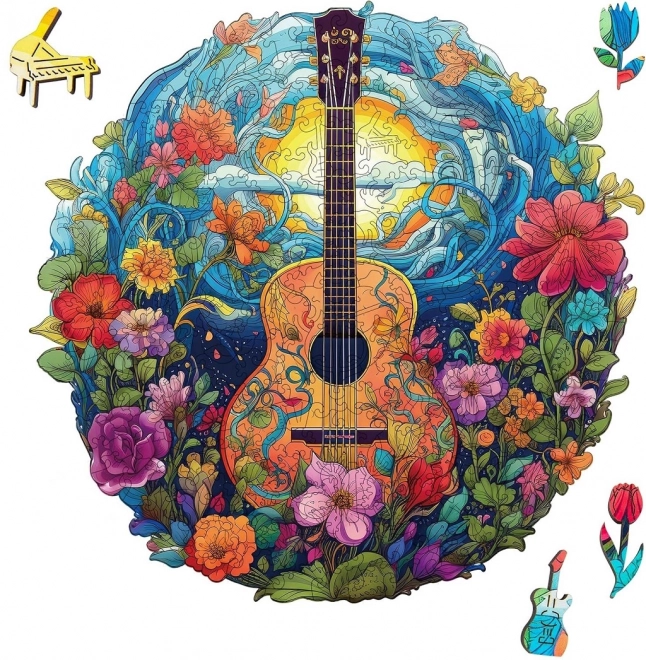 Drvene puzzle Gitara 200 komada