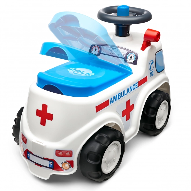 FALK Guralica Ambulance s otvorivim sjedalom i sirenom na volanu
