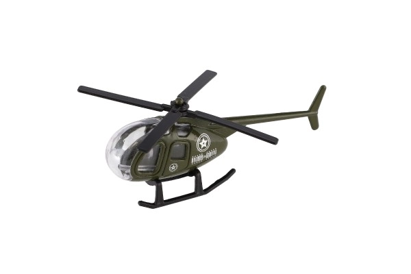 Metalni i plastični dječji helikopter 10 cm