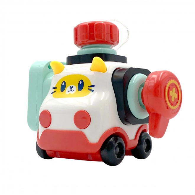 Montessori konstruktorski auto mačkica