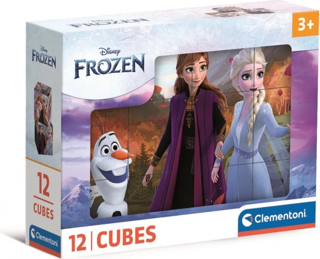 Clementoni slikovne kocke Frozen 12 kocaka