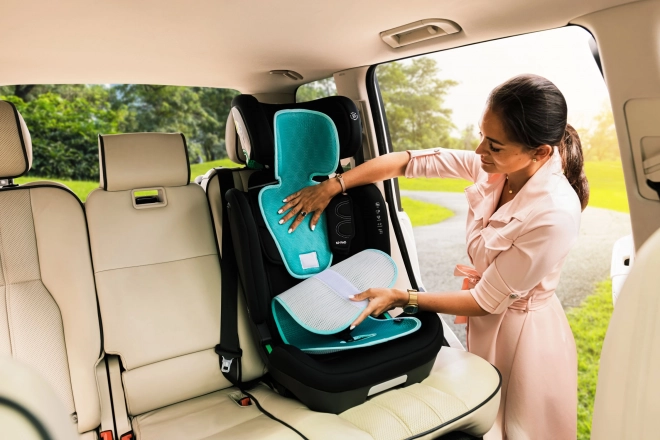 Prozračna podloga za autosjedalice Breeze sk. 2/3, Camelia Pink