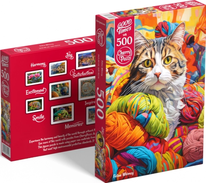 Puzzle Mačja Zaigranost 500 Dijelova