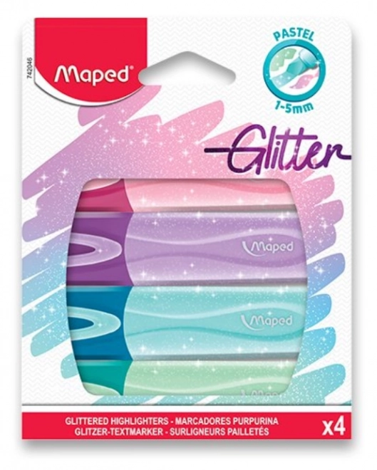 MAPED Istaknivači Classic Glitter 4kom