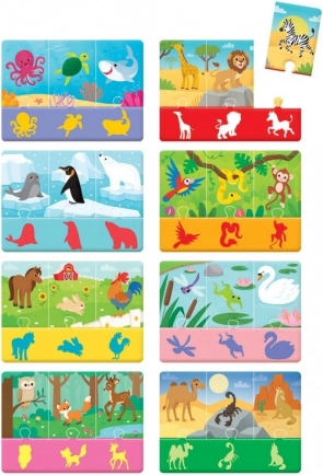 Šarene ilustracije životinja i njihova staništa