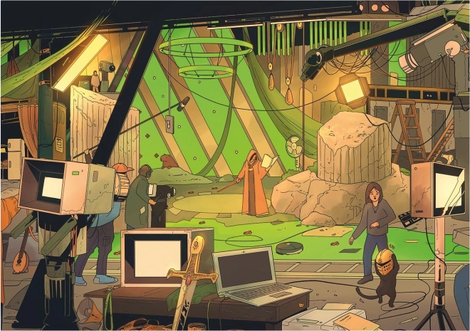DINO Puzzle Pronađi 10 predmeta: Film XL 300 dijelova