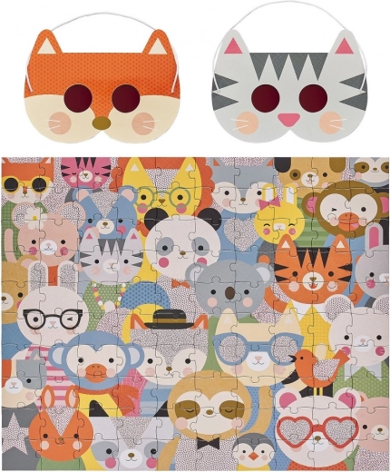 Šarena scena puna životinja