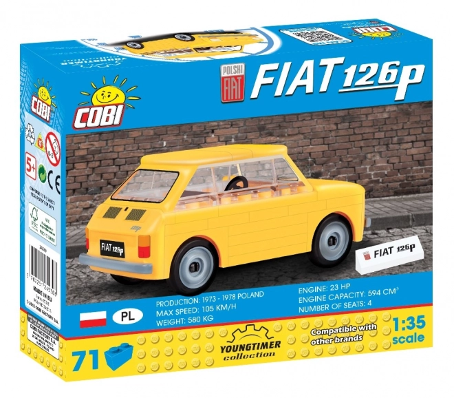 Građevinski set 71 elementa Polski Fiat 126P