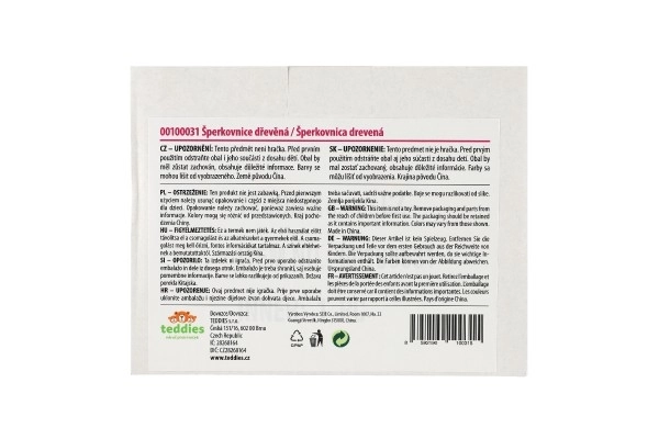 Škrinjica za nakit Princess 3 ladice s poklopcem i ogledalom drvo 16x12,5x12cm u kutiji