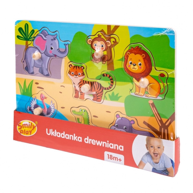 Drvene puzzle ZOO