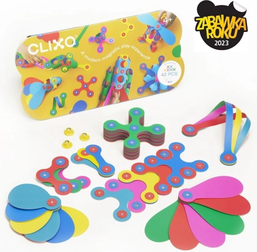 Clixo Rainbow magnetska građevna set 42 kom