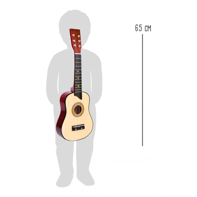Small Foot Dječja drvena gitara prirodna