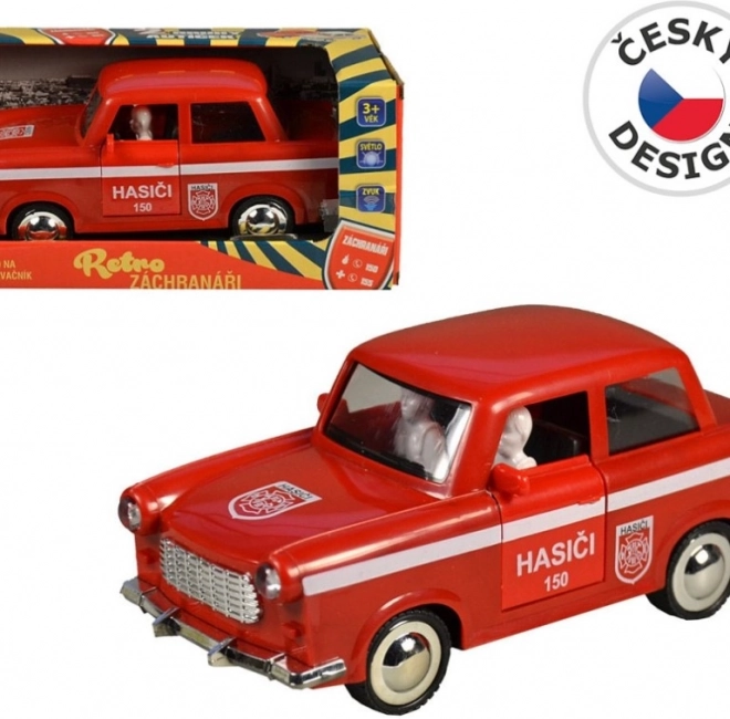 Retro vatrogasni auto na zamašnjak