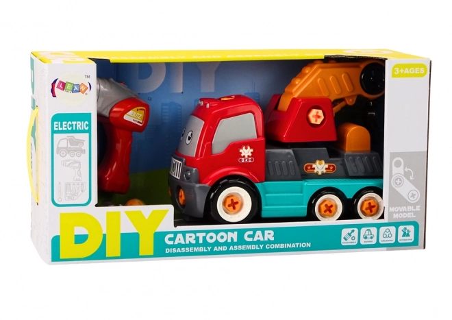 Crtež kamion s dizalicom DIY