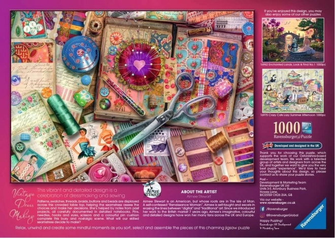Ravensburger puzzle Visoka krojačka 1000 komada