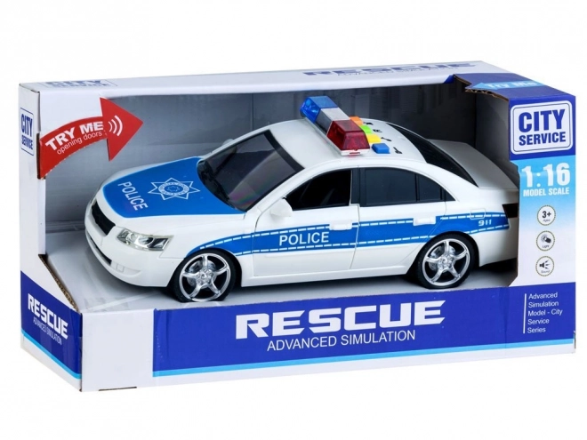 Policijski auto s efektima zvuka i svjetla
