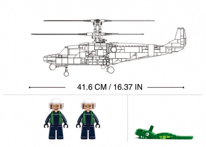 Sluban Borbeni helikopter KA-52S M38-B1138