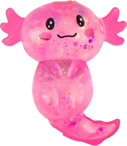 Presladak dizajn axolotla u sjajnim bojama