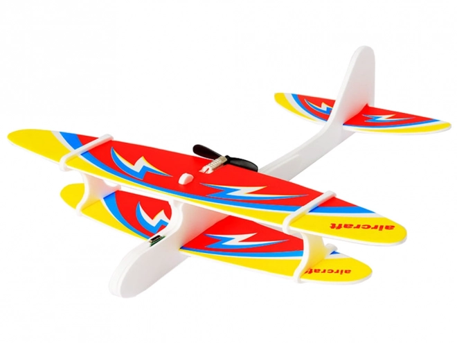 Polistirenski svjetleći avion s motorom