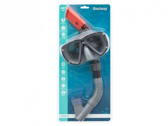 Maska i snorkel za ronjenje Bestway – Crna