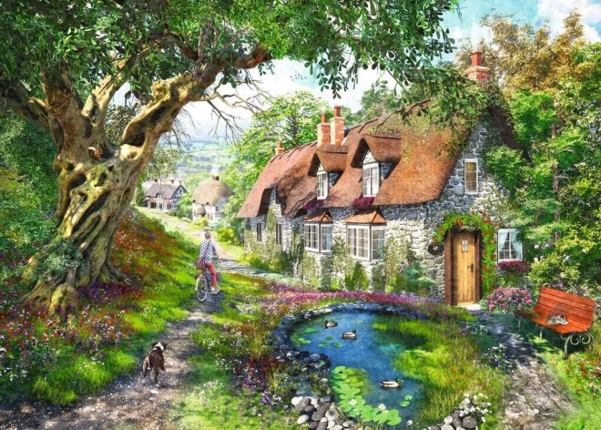 Ravensburger puzzle Cvjetna cestica 1000 dijelova
