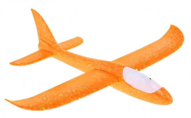 Polistirenski model aviona + pokretni stabilizator + svjetla – Narančasti 