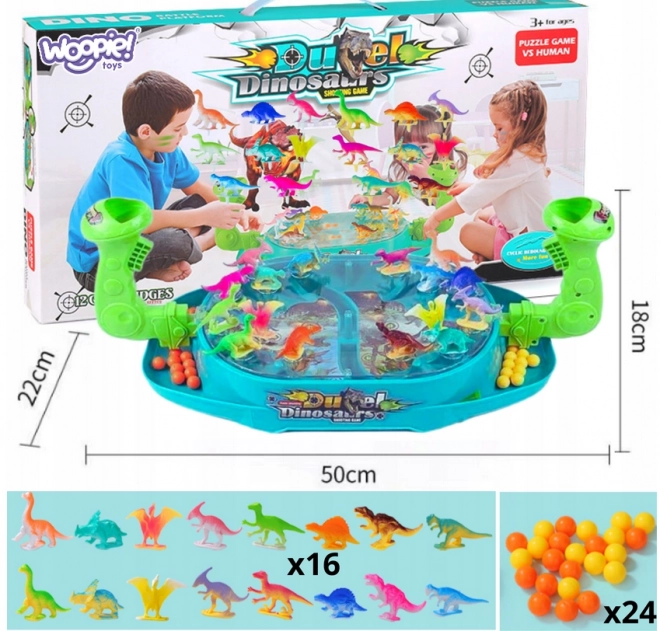 Uzbudljiva igra Bitka dinosaura od Woopie
