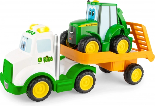 Traktor Johnny s vučnim vozilom za djecu - John Deere