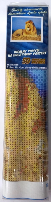 Norimpex Dijamantno slikanje Lavovski majestet 30x40cm