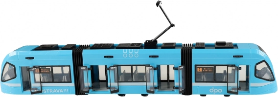 Moderna tramvaja Ostrava plava 47 cm