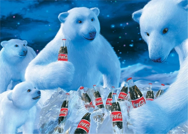 Puzzle Coca Cola Ledeni medvjedi 1000 dijelova