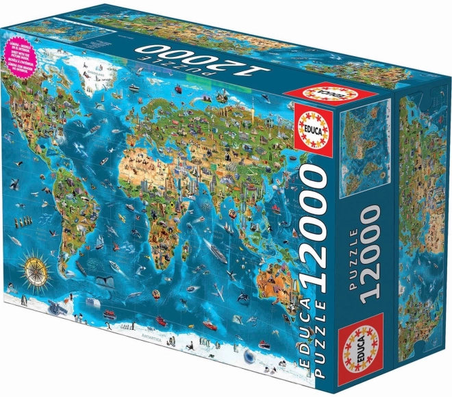 EDUCA Puzzle Čuda svijeta 12000 komada