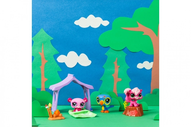 Littlest Pet Shop kamp set 3 figurice