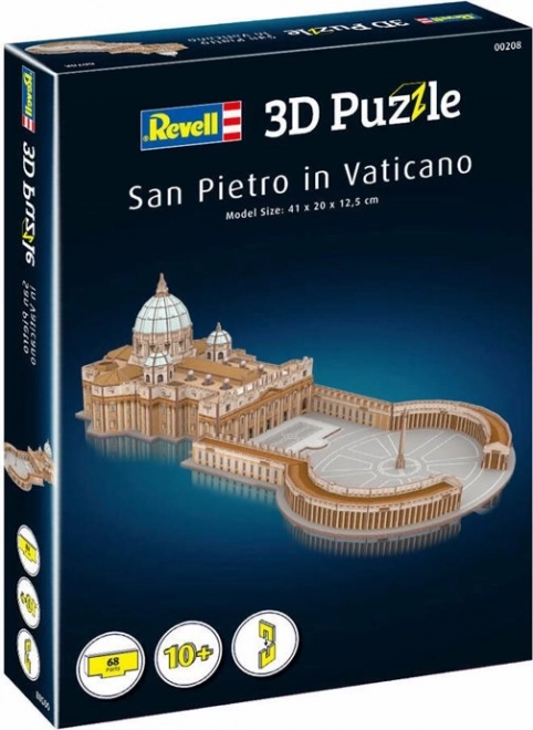 Revell 3D puzzle bazilika sv. Petra, Vatikan 68 komada
