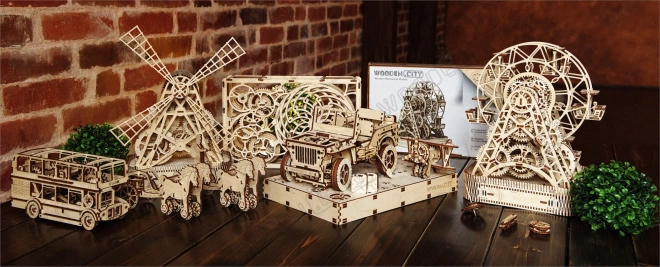 WOODEN CITY 3D puzzle Mlin 222 dijelova