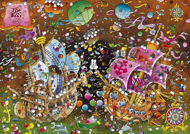 Puzzle 6000 dijelova Mordillo The Kiss