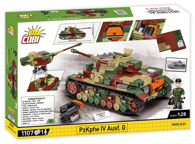 Kockice WWII Panzerkampfwagen IV Ausf. G od 1107 dijelova