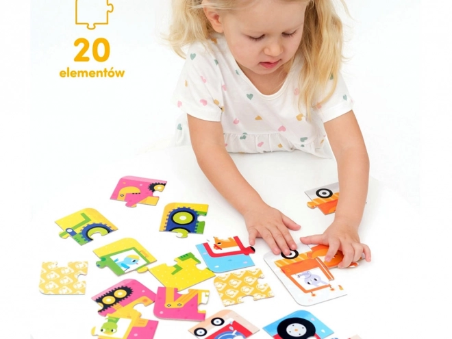 CzuCzu slaganje vozila puzzle