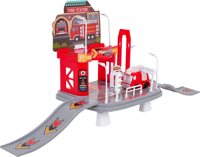 Dvoetažna vatrogasna postaja s liftom i rampama