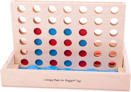 Drvena strateška igra četiri u nizu BIGJIGS TOYS