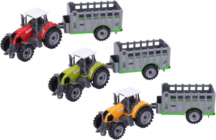 Metalni traktor s ogradom 19 cm
